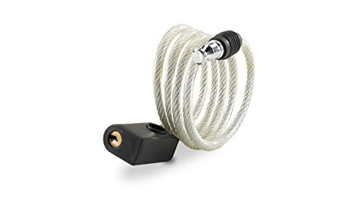 Bottari Bike da uomo di sicurezza antifurto cavo con telaio gancio morbido sheath-white