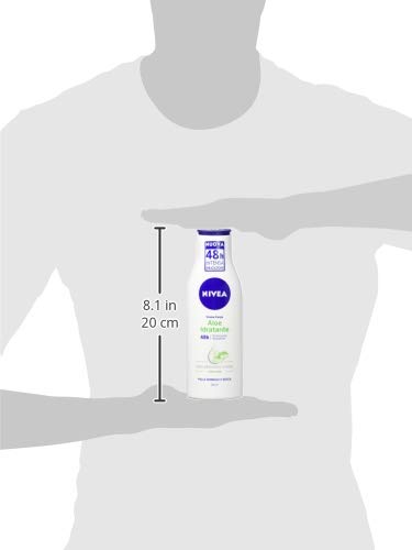 Nivea Crema Corpo Aloe Idratante, Rinfrescante Idratazione per Pelle Normale o Secca, 1 Confezione da 250 ml