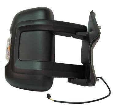 RETROVISORE ELETT. Term. Braccio Medio con Fan. Sinistra [Lato Guida] per Auto: Jumper - Calotta Nera