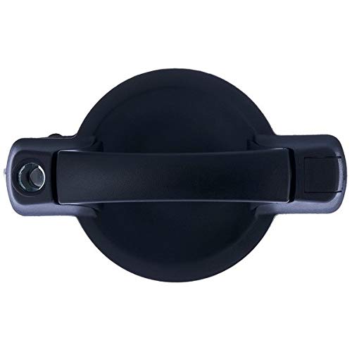 7445612961937 Derb Maniglia Apriporta Esterna Posteriore Sx Sinistro [Lato Guida] (Nera - Con Foro Blocchetto Chiave - Scorrevole)