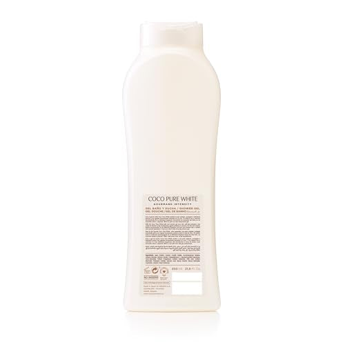 Tulipan nero, gel da bagno Coco bianco puro, la pelle particolarmente liscia, 720 ml