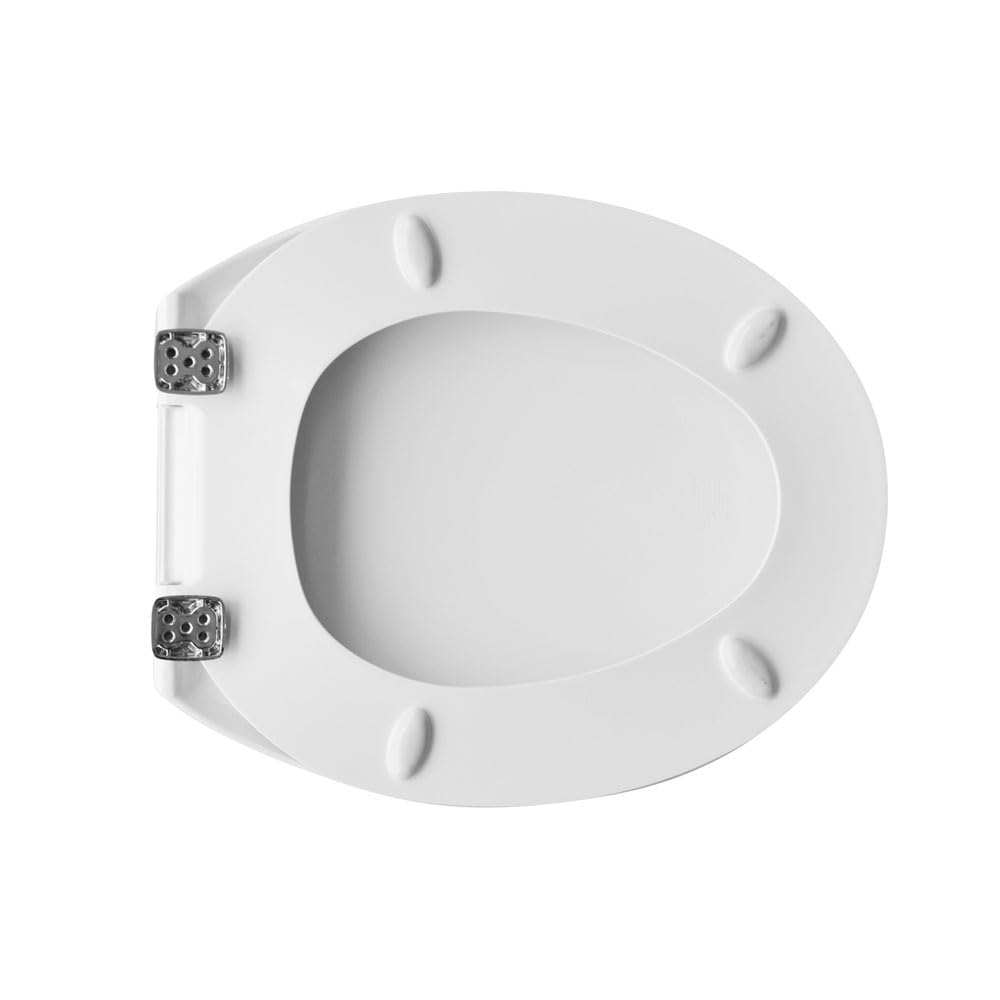 CG94 SEDILE WC BIANCO IN LEGNO UNIVERSALE - CM 38X44