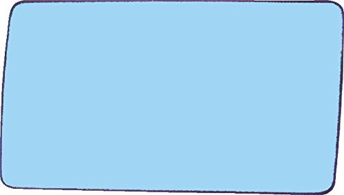 CG94 PIASTRA SPECCHIO- VETRO CURVO - Posizione Destro [Lato Passeggero] Per Auto: CROMA