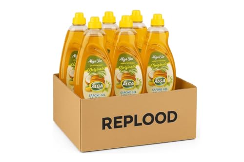 Detersivo Lavatrice Gel Ecologico Bio per Alga – 36 Lavaggi, 1950ml | Naturale ed Efficace