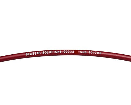 SeaStar CC332 x x Rosso, 33 C Cavo di Ricambio con estremità filettata in Acciaio 10 – 32