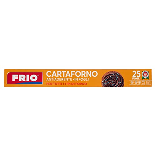 Frio - Cartaforno Antiaderente in Fogli, 33 x 38 cm - 25 fogli