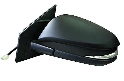 RETROVISORE ELETT. Term. Rib. C/Fan. Destro [Lato Passegero] per Auto: RAV 4 - Calotta da VERNICIARE - 9 Pin