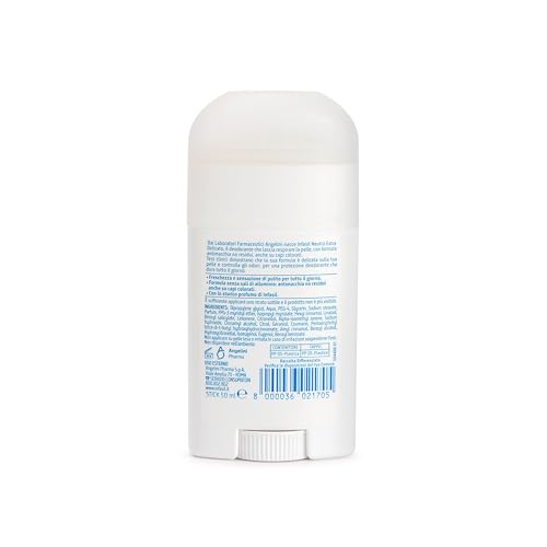 Infasil Neutro Extra Delicato, Deodorante Stick con Formula Delicata che Lascia Respirare la Pelle, Deodorante Senza Sali di Alluminio, Efficace Fino a 24H, Formula Antimacchia, 50 ml