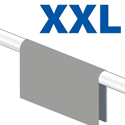 Gimi Telepack 100 Stendibiancheria da Parete in Resina e Alluminio, Stendibili