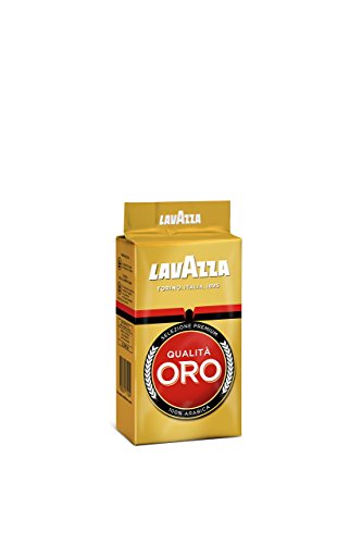Lavazza Caffè Macinato Qualità Oro 100% Arabica - 5 confezioni da 250 grammi [1.25 Kg]