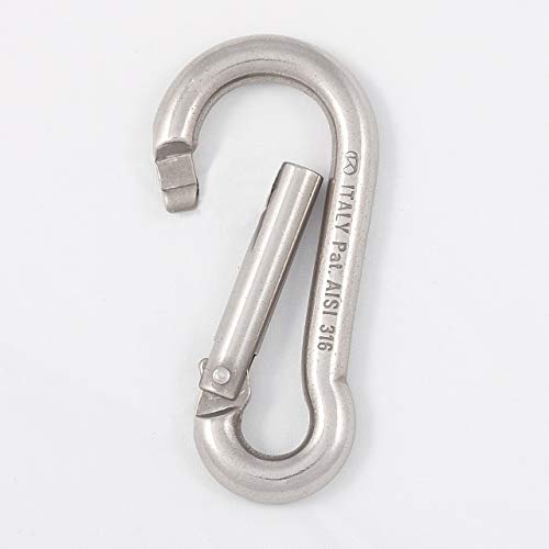 Kong Classic, Moschettone in Acciaio Inox, Lucido, 10 mm