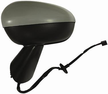 CG94 RETROVISORE ELETT. Termico Sinistra [Lato Guida] per Auto: MERIVA - Corpo Nero - Calotta da VERNICIARE 5 Pin - Vetro ASF.