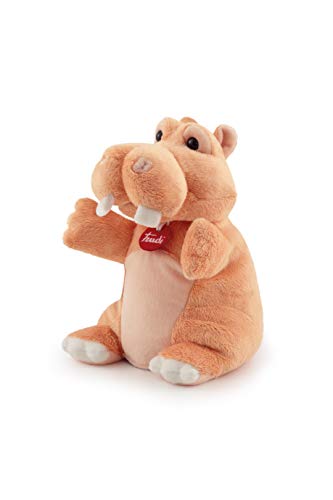 Trudi Puppets Handpuppe (Größe S) Stofftier aus hochwertigen Materialien liebevolle Details weich, waschbar Kuscheltier und Puppe für Kinder