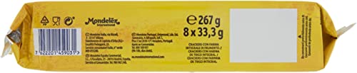 Tuc Cracker, Integrale, Cotto al Forno con Grano 100% Italiano, 267g