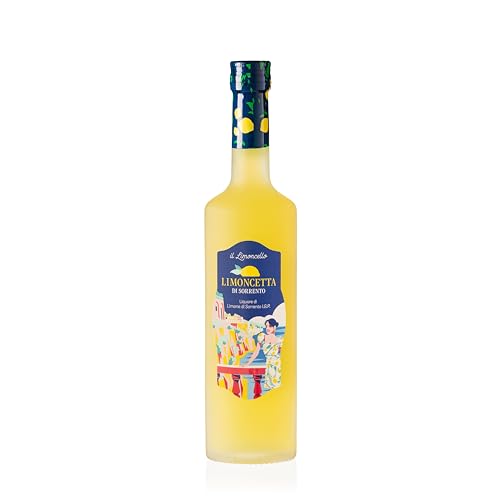 LIMONCETTA - Limoncetta di Sorrento IGP 30% ITL - Liquore di Limoni - Bottiglia da 50 cl