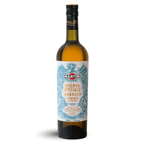 MARTINI Riserva Speciale Ambrato Vermouth Aperitivo, 18% ABV, 75cl / 750ml, Vermouth Bianco Infuso con Erbe Aromatiche Uniche