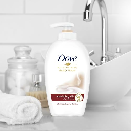 Dove - Sapone liquido setificante, confezione dispenser, 6 pz. (6 x 250 ml)
