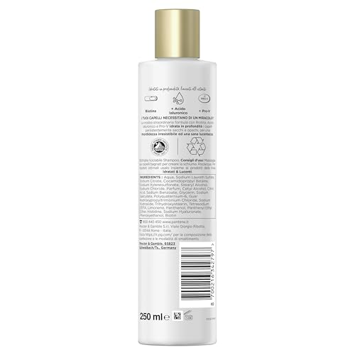 Pantene Idratati & Lucenti Maschera per Capelli Intensiva con Biotina 300ml