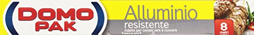 DomopakAlluminio resistente, adatto per conservare e coccin8 metri - [confezione da 7]