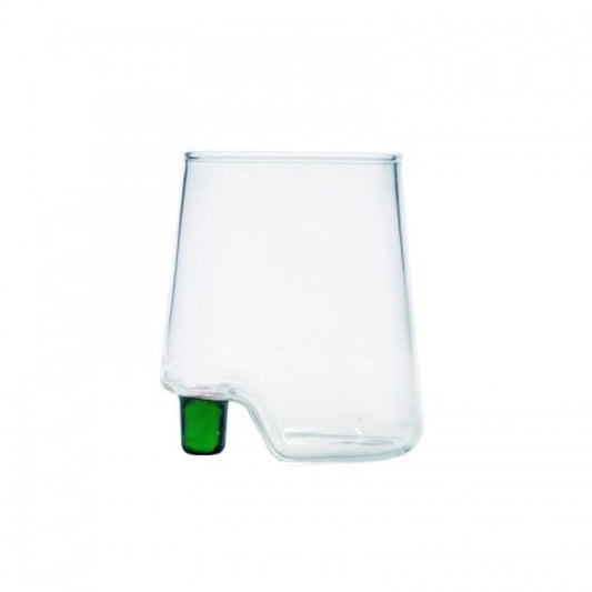 Zafferano Gamba de Vero Glass Tumbler Green
