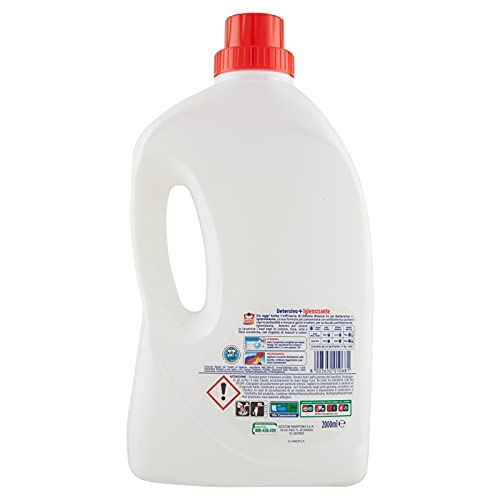 Omino Bianco - Detersivo Lavatrice Igienizzante Liquido, 120 Lavaggi, Igienizza i Capi e Rimuove Germi e Batteri, Formato Convenienza, 2000 ml x 3 Confezioni