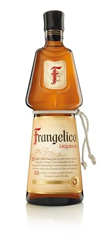 Frangelico - Liquore a Base di Nocciole con Distillati di Semi di Cacao, Vaniglia e Caffè, 20% Vol, Bottiglia in Vetro da 70 cl
