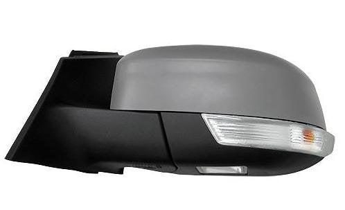 RETROVISORE ELETT. Term. Rib. C/Fan. E Luce CORT. Sinistra [Lato Guida] per Auto: Focus - Calotta da VERNICIARE - Vetro ASF. 8PIN