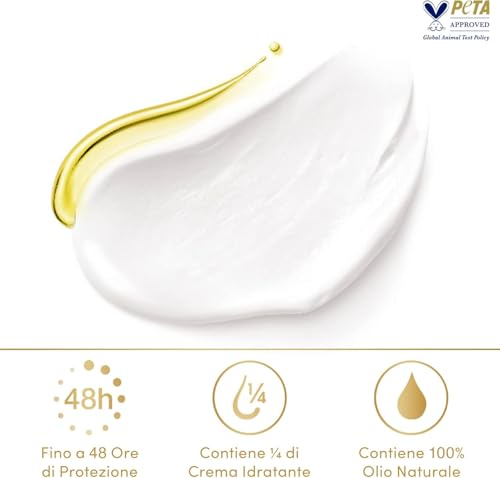 Dove, Deodorante Original Stick, Deodorante Antitraspirante in Stick, con 1/4 Crema Idratante, Protezione Fino a 48 Ore, con Olio Nutriente, Deodorante Uomo e Donna, 40 ml