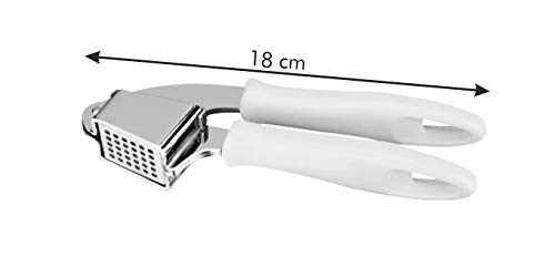 Tescoma Spremiaglio PRENSA AJOS Presto, Acciaio Inossidabile, Argento, 22 x 8.5 x 3 cm