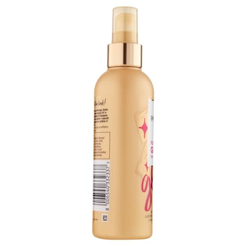 Pantene Pro-V Forever Glow Olio Styling Per Capelli, Tenuta 24h, Lucentezza Suprema, Capelli Nutriti, Blocca Il Crespo, Trattamento Senza Risciacquo, 200ml
