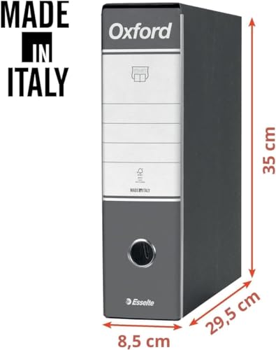 ESSELTE - Registratore Oxford G85 Fucsia Dorso 8 cm F.To Protocollo (Rif.Cod. 390785900)
