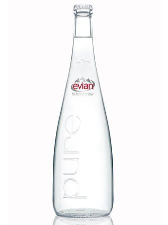 Evian (Evian) bottiglia di bottiglia di acqua minerale 750ml X12