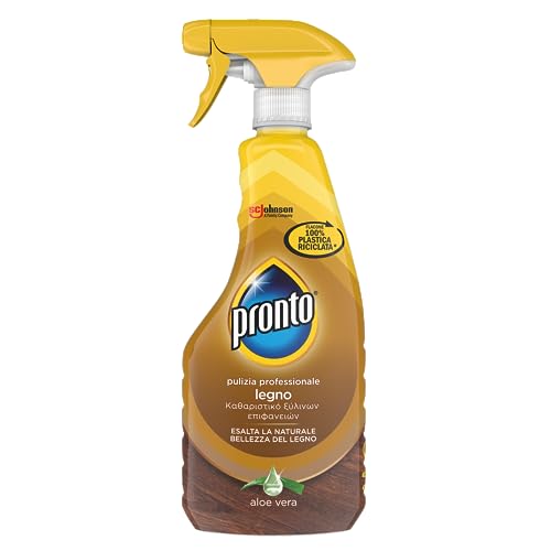 Pronto Trigger Legno – Esalta la naturale bellezza del legno, Fragranza Aloe Vera, 1 Confezione da 500 ml