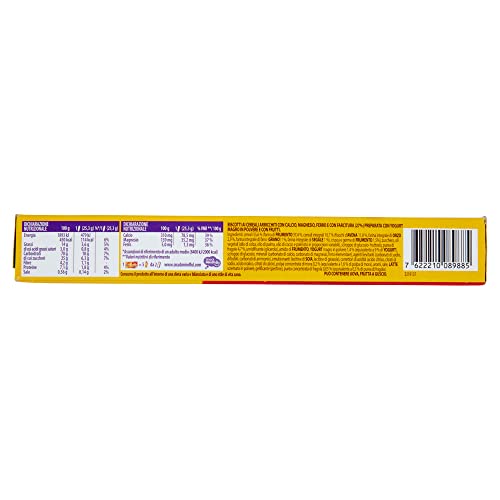 Vitasnella Cereal Yo Frutti Rossi - Snack con farcitura allo yogurt e frutti rossi tra due biscotti ai cereali integrali, 253g