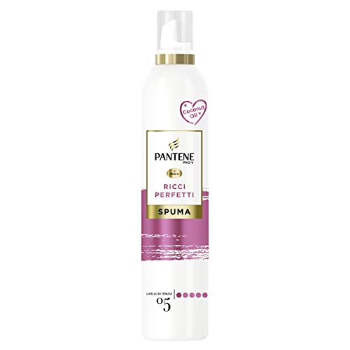 Pantene Pro-V Spuma Ricci Perfetti, Nutriente E Termoprotettiva, Con Olio Di Cocco, Ricci Definiti Per Tutto Il Giorno, 200ML