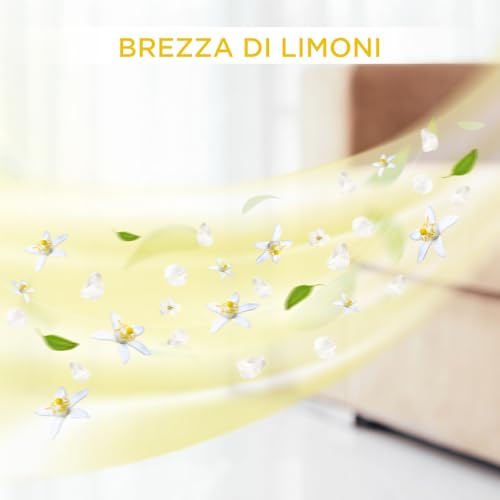 Napisan Spray Disinfettante Milleusi, Disinfettante Spray per Tessuti e Superfici, Fragranza Limone, 6 Spray da 400ml