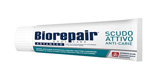 Biorepair, Dentifricio Scudo Attivo, Attacco Immediato ai Batteri, Difesa Continua dello Smalto