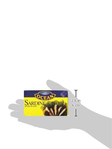 Ocean - Sardine, All'Olio Di Semi - 10 pezzi da 120 g [1200 g]