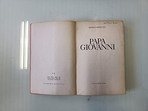 Papa Giovanni.