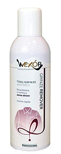 WEXOR GRINZE REMOVER TOGLIGRINZE ANTISTATICO RICONDIZIONA SENZA STIRARE AZIONE RAPIDA 300ML