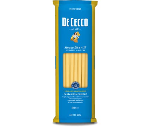 De Cecco Pasta Mezza Zita - 6 pezzi da 500 g [3 kg]
