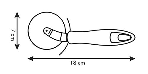 Tescoma 420154 Taglia Pizza Linea Presto, Acciaio Inossidabile, ∅ ∅ 7 cm