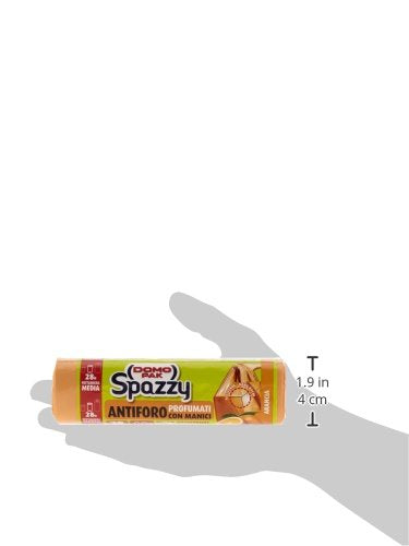 Domopak Nettezza Arancia Lt.28 - 4 confezioni da 15 pezzi 60 pezzi, 60 unità, 60