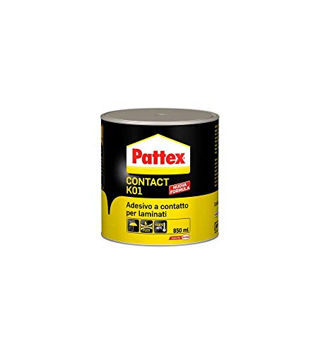 Pattex Contact K01 Colla Adesivo a Contatto Laminati Compensato Lamiera