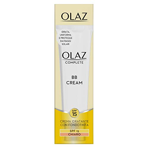 Olaz Complete BB Cream, SPF 15, Skin Perfecting Tinted Moisturiser Chiaro, 50 ml