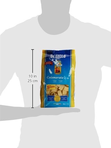 De Cecco - Calamarata n 129, Pasta di Semola di Grano Duro - 12 pezzi da 500 g [6 kg]