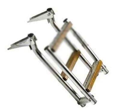 SCALETTA IN Inox per PLANCETTA 3 GRADINI 75 X 23 CM