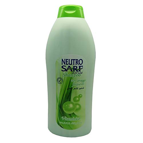 Neutro Sarf Shampoo Lavaggi Frequenti Delicato 1 Lt, Vitaminico Con A.H.A della Frutta, Uso Quotidiano