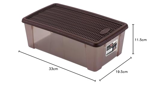 Stefanplast Elegance Scatola Visualbox, Marrone, 32.5x19x11 cm
