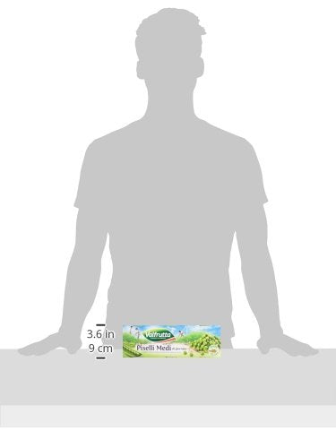 Valfrutta - Piselli Medi di Giornata, 4 confezioni da 3 lattine da 410 g [12 lattine, 4920 g]